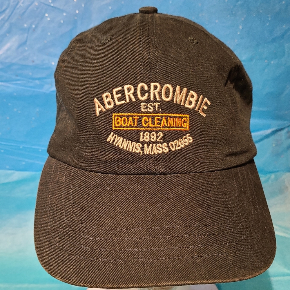 Abercrombie and Fitch Men's Outdoor Ball Cap, Green, One Size, 100% Cotton